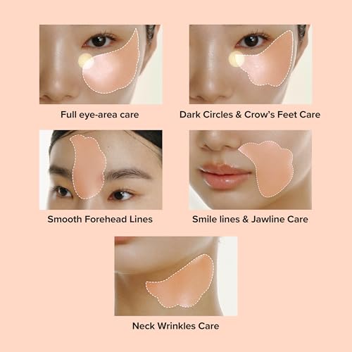 Beauty of Joseon Revive Under Eye Patch with Retinal and Ginseng, for Puffy Eyes, Fine Lines and Wrinkles, Collagen, Peptide, Adenosine and Bakuchiol, for All Skin Types, 60 Sheets, 30 Pairs