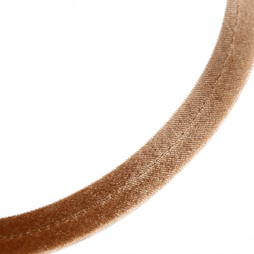 NARUNING 6Pcs Velvet Headbands Women's Hair Head Bands Padded Headbands 1.7cm Solid Color Hairband Fashion Headwear, Girls Women Hair Accessories (6-PACK A, One Size)