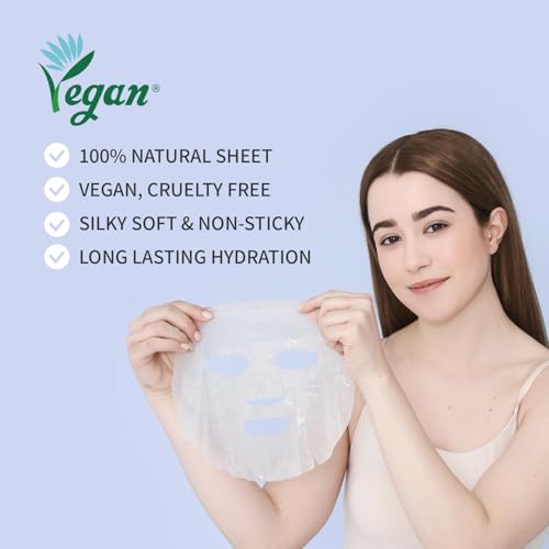 #OOTD Hydrating Soothing Sheet Masks with Collagen,Ceramide,Cica(30-Pack)