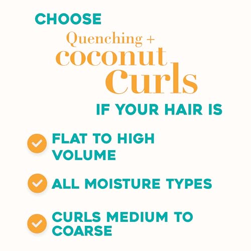 OGX Quenching + Coconut Curls Conditioner, 25.4 fl oz