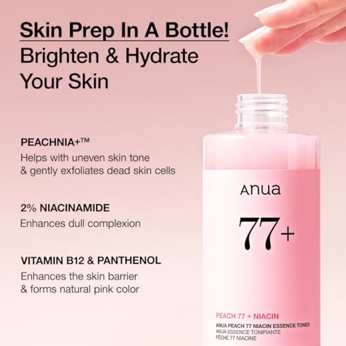 Anua Peach 77 Niacin Essence Toner, 8.45 fl oz
