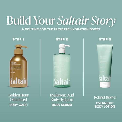 Saltair Hyaluronic Acid Body Serum | Fragrance-Free HA Hydrator | 13 oz