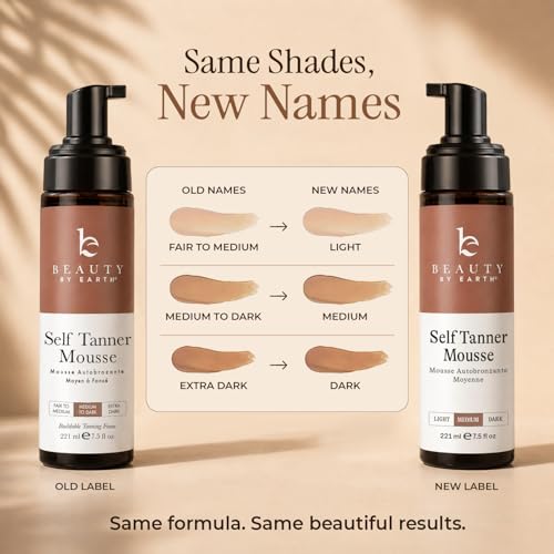 Self Tanner Mousse - USA Made with Natural & Organic Ingredients, Non-Toxic