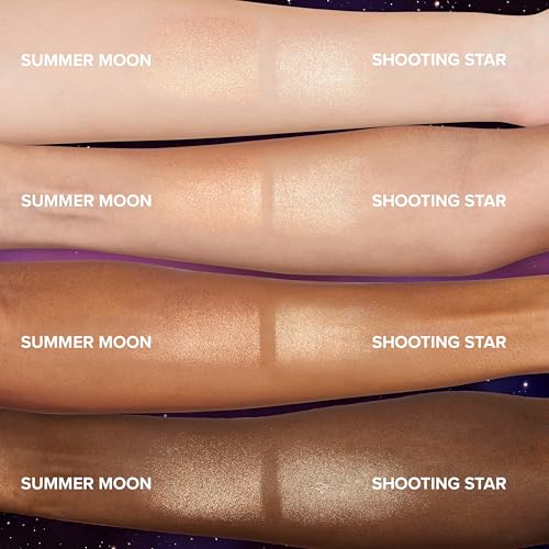 Too Faced Moon Crush Highlighter | Sheer, Powder, Glossy Glow, Highlighter Makeup 0.24 Ounce, Shooting Star