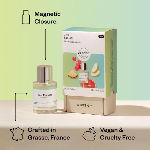 Dossier - Originals - Zest for Life - Eau de Parfum - Long-Lasting Bright Citrus Fragrance - Unisex - 1.7 fl oz (50ml)