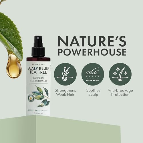 Leave In Conditioner Spray – Tea Tree Scalp Treatment (2 Pack)