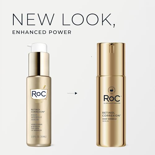 RoC Retinol Correxion Deep Wrinkle Retinol Face Serum, Ascorbic Acid, 1 0z