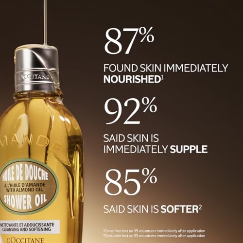 L'OCCITANE Cleansing & Softening Almond Shower Oil. 16.90 fl oz