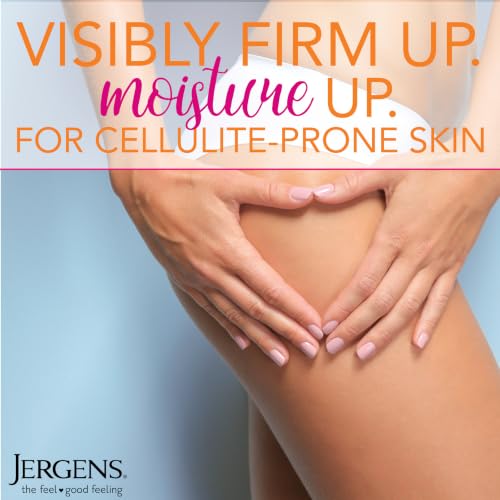 Jergens Skin Firming Body Lotion for Dry to Extra Dry Skin, Skin Tightening Cream with Collagen and Elastin, Dermatologist Tested, Hydralucence Blend Formula, 16.8 Oz