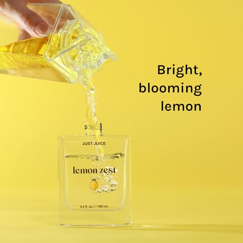 Just Juice Lemon Zest - Bright Fruity Floral Perfume - Lemon, Grapefruit, Mandarin Perfumes for Women and Men - 3.4 oz
