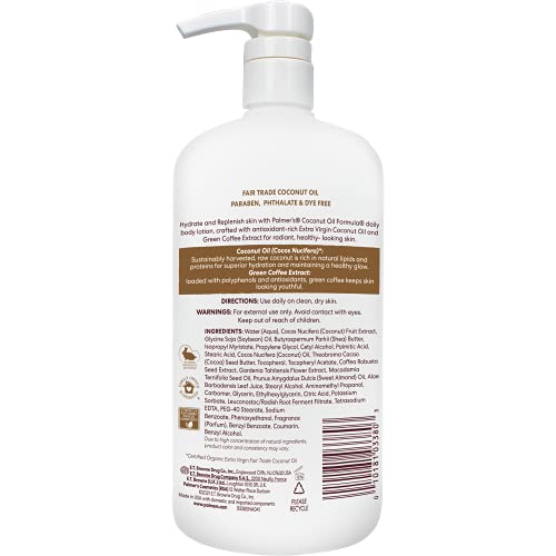 Palmer's Coconut Oil Formula Body Lotion for Dry Skin (33.8 Fl Oz)