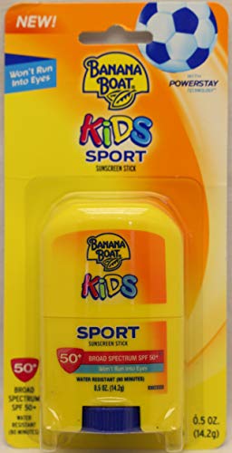 Banana Boat Spf#50+ Kids Sport Stick 0.5 Ounce (14ml) (6 Pack)