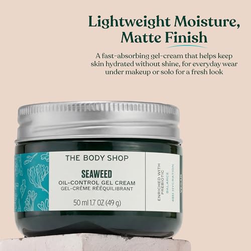 The Body Shop Seaweed Gel Cream, For Oily and Combination Skin, Vegan, 1.7 Oz