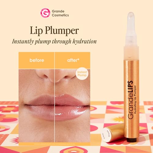 Grande Cosmetics GrandeLIPS Hydrating Lip Plumper Gloss, Clear