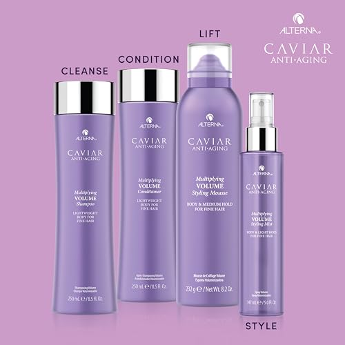 Alterna Haircare CAVIAR Anti-Aging Multiplying Volume Styling Mist, 5 Fl Oz | For Fine, Thin Hair | Light Hold | Create Instant Volume and Thickness | Sulfate Free