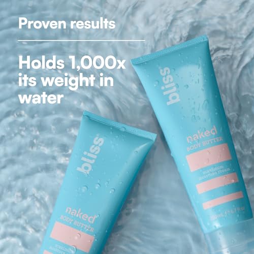 Bliss Naked Unscented Body Butter Moisturizer Cream - 6.7 Oz - Sulfate-Free