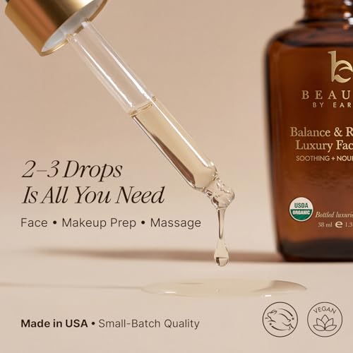 USDA Organic Face Oil - USA Made with Natural & Organic Ingredients