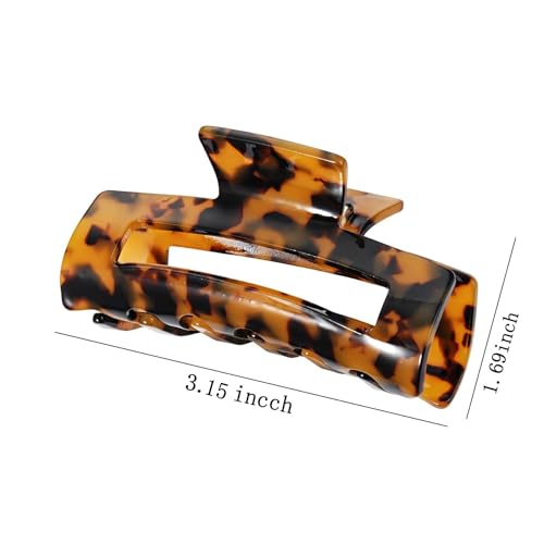 4Pcs Hair Claw Clips, Acetate Hair Banana Barrettes, French Butterfly Jaw
