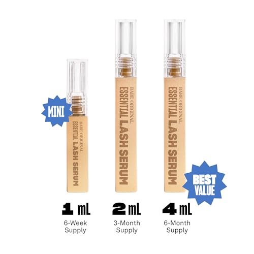 Babe Original Essential Lash Serum for Visibly Longer-Looking Lashes, 2mL