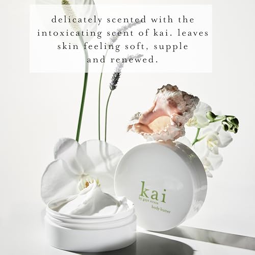 kai body butter – a beautifully whipped soufflé body cream scented with fresh & light gardenia wrapped in white exotics, 6.4 oz | soft, glowing skin, vegan, clean. inspired by memories of Hawaii