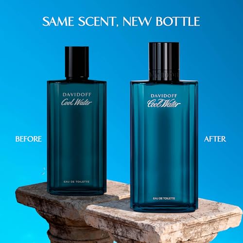 Davidoff Cool Water Eau de Toilette – Aromatic Men's Cologne – With Notes of Coriander, Mint, Lavender & Amber – Long Lasting Fragrance