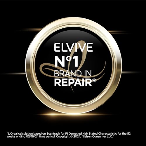 L'Oreal Paris Elvive Total Repair 5 Damage Reversing Shampoo and Conditioner Set for Dry and Damaged Hair, Hair Repair Formula with Protein and Ceramide, 56 Fl Oz Set