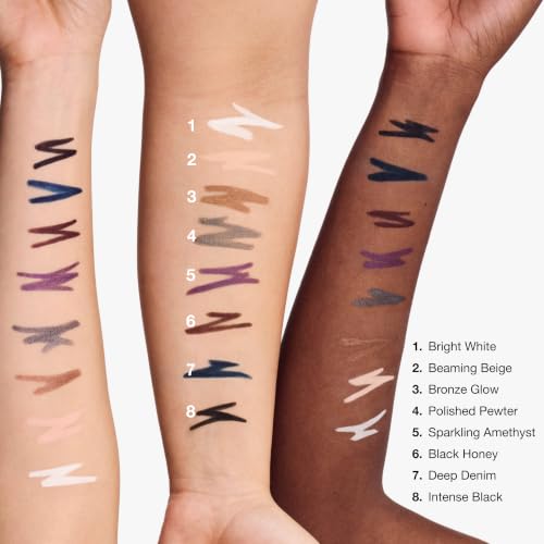 Clinique High Impact Gel Tech Eyeliner Pencil | Waterproof, Smudge Resistant + Safe For Sensitive Eyes, Black Honey