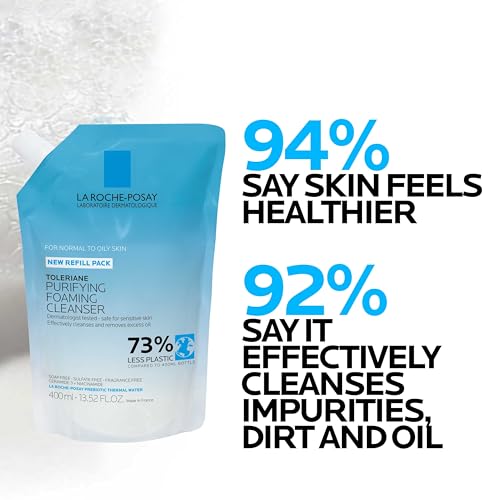 La Roche-Posay Toleriane Purifying Foaming Facial Cleanser, 13.52oz
