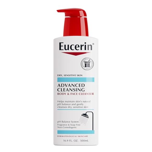 Eucerin Advanced Repair Body and Face Cleanser, 16.9 FL OZ