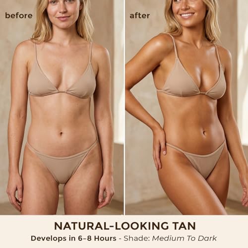 Self Tanner Mousse - USA Made with Natural & Organic Ingredients, Non-Toxic