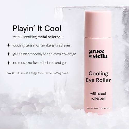 grace & stella Under Eye Brightener with Cooling Metal Rollerball
