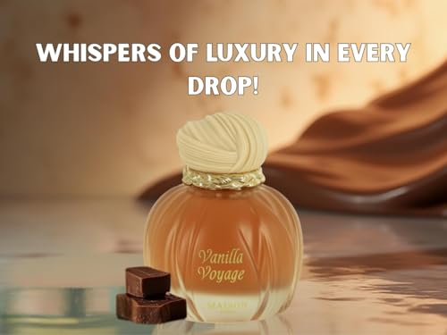 Keyali Vanilla Voyage Long Lasting Eau De Parfum EDP 100ml | Unisex Perfume | Caramel, Jasmine, Tonka & Honey Notes | Luxurious Vanilla Perfume with Musk & Amber