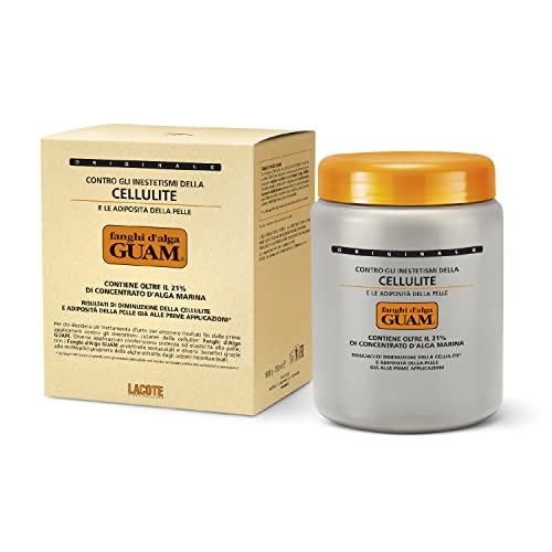 Guam Anti-Cellulite Hot Seaweed Mud – Original Formula for Thigh & Leg Sculpting – Skin Tightening Treatment (1000g)