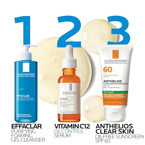 La Roche-Posay Pure 12% Vitamin C Serum with Hyaluronic Acid, 1.01 fl oz