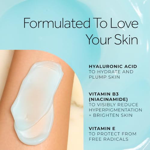 POND’S Fresh Hydration Gel Face Moisturizer, 24HR Hydration with Hyaluronic Acid, Vitamin E & B3 Niacinamide, Alcohol-Free, Oil-Free, Dermatologist Tested, 3.4 oz