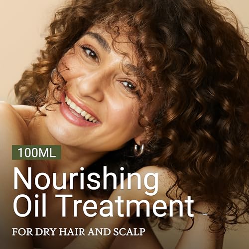 Loma Hair Care Nourishing Oil Treatment, 3.4 Fl Oz