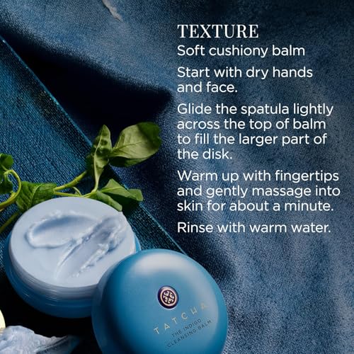 TATCHA The Indigo Cleansing Balm, Waterproof Makeup Removing Cleanser