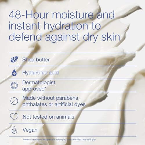 Bath & Body Works Lavender Vanilla Aromatherapy Body Cream, Ultimate Hydration Moisturizer with Shea Butter & Hyaluronic Acid for Dry Skin, 8 fl oz - 2 Pack
