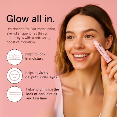 grace & stella Under Eye Brightener with Rose Quartz Rollerball