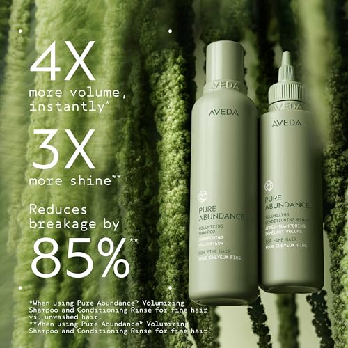 Aveda Pure Abundance Volumizing Conditioning Rinse | Lightweight Volumizing Conditioner For Fine Hair | Reduces Breakage | Notes of Jasmine, Peppermint, Pamarosa and Ylang Ylang | 5 Fl Oz