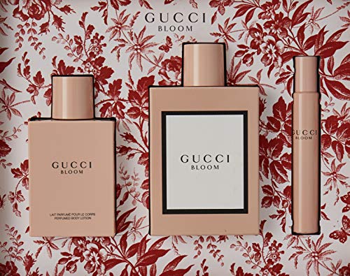 Gucci 3 Piece Bloom Eau de Parfum Spray Gift Set for Women