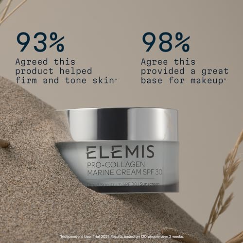 ELEMIS Pro-Collagen Marine Cream SPF 30, Anti-Wrinkle Moisturizer, 50 ml