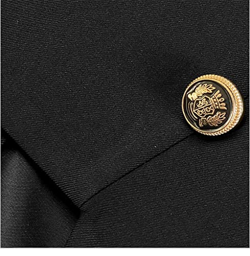 Mens Fashion Suit Jacket Slim Fit Blazers Stage Dress Jackets Black