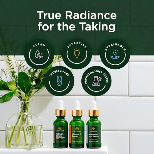 Tree of Life Face Serum Skin Care, Facial Serum for Women and Men, Set of 3