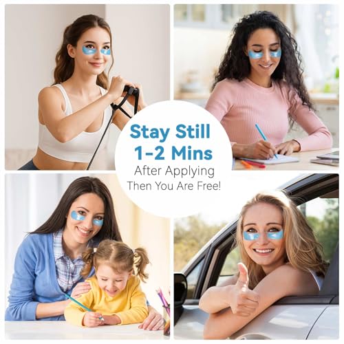 AILEORY Under Eye Patches for Dark Circles and Puffiness, Brightening Eye Masks with Caffeine, Niacinamide & Tranexamic Acid for Under-Eye Dullness, Depuffing Eye Treatment for Eye Bags, 24 Pairs