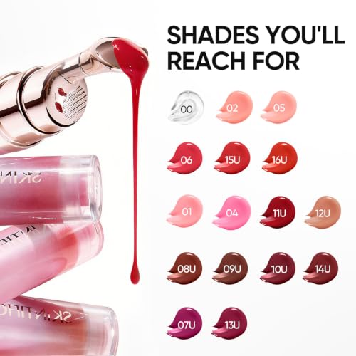 SKINTIFIC Brightening Lip Serum, Hydrating & Plumping (00 Clear)