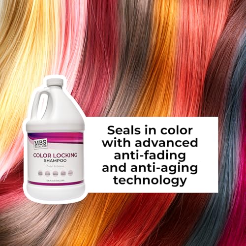 MBS Haircare Color Locking Shampoo - Sodium Chloride Free, Paraben Free, Vegan