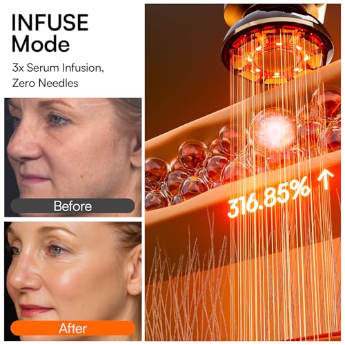 INIA 3-in-1 Red Light Therapy Beauty Device for Face & Neck Skincare