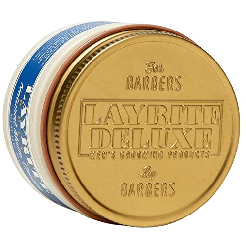 Layrite Natural Matte Cream, Basic, White, Mild Cream Soda, 4.25 Ounce