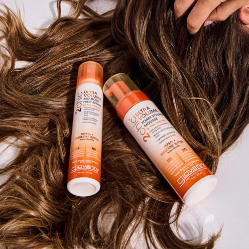 GIOVANNI 2Chic Ultra Volume Mousse for Fine & Thin Hair, 7 fl oz (Pack of 1)